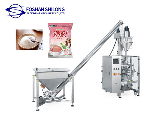 Shilong Hot Sale เครื่องบรรจุนมผงกาแฟแนวตั้งพร้อมระบบควบคุม PLC