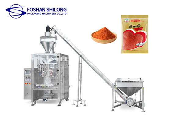 Shilong Hot Sale เครื่องบรรจุนมผงกาแฟแนวตั้งพร้อมระบบควบคุม PLC